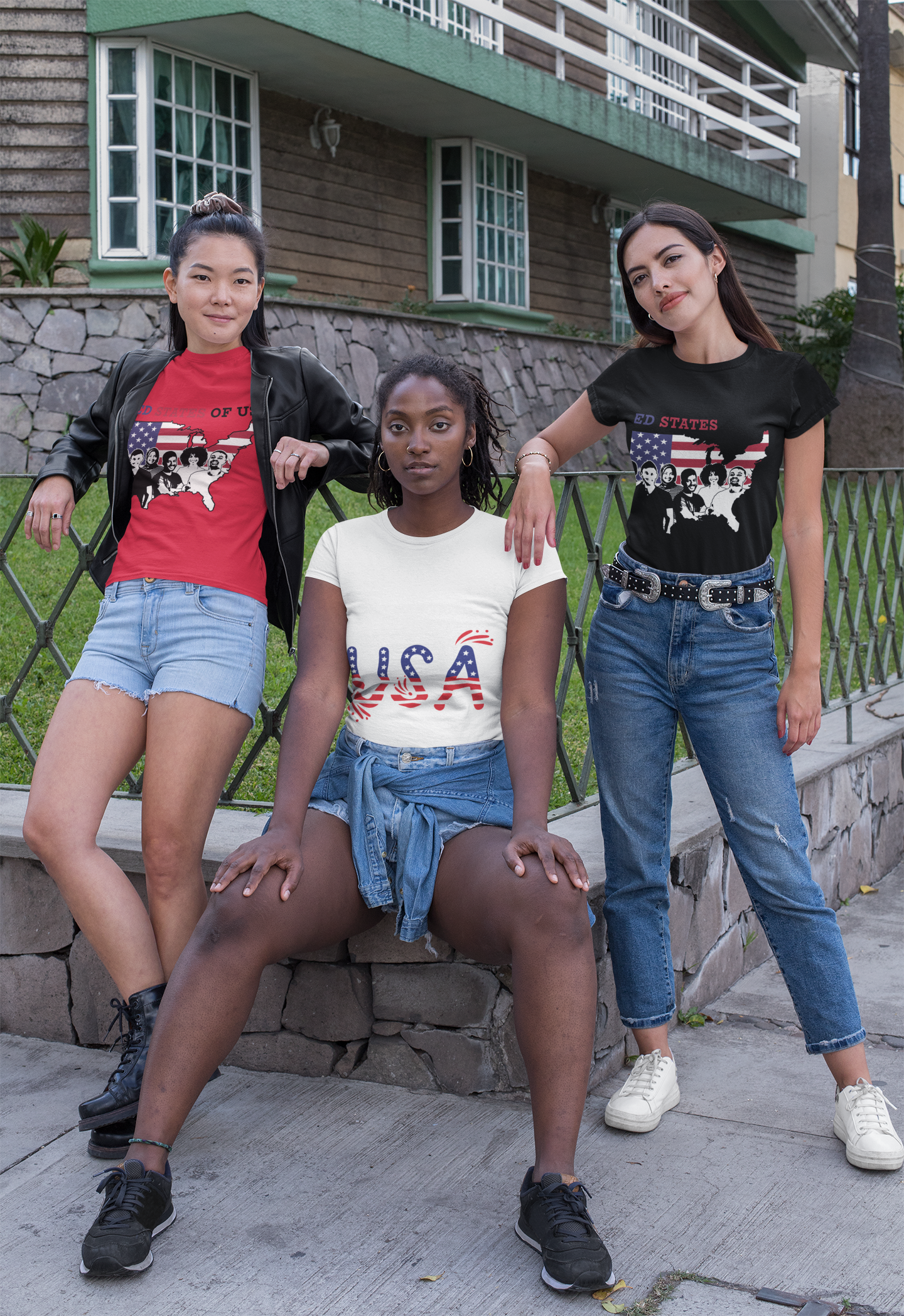 The USA tees